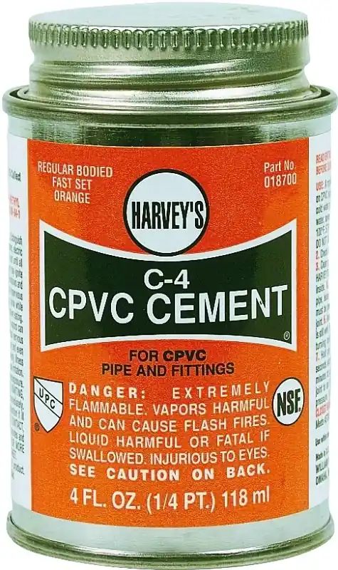 018700-24 .25 Pint Orange C-4 Regular Bodied CPVC Cement