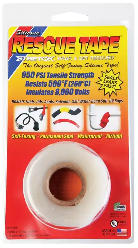 1" X 12‘ Clear Silicone Rescue Tape - Self-fusing, Premium Quality