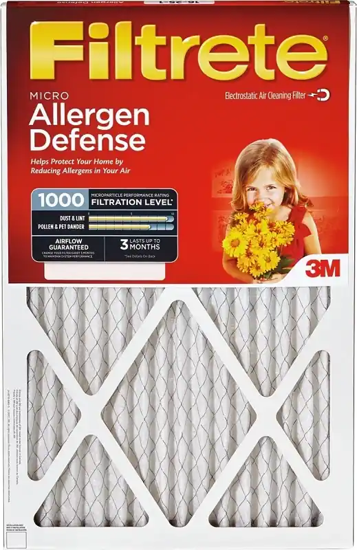 Filtrete 16 In. W X 25 In. H X 1 In. 1000 MPR Pleated Air Filter 2 Pk