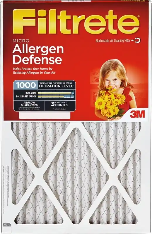 Filtrete 20 In. W X 20 In. H X 1 In. 1000 MPR Pleated Air Filter 2 Pk