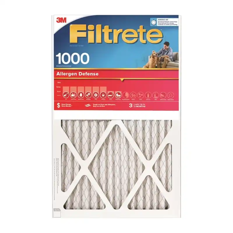 Filtrete 14 In. W X 25 In. H X 1 In. 1000 MPR Pleated Air Filter 2 Pk