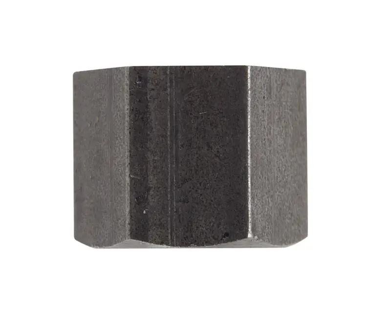 3/8 In. Fpt Black Galvanized Steel Cap, 0.740 In. Length
