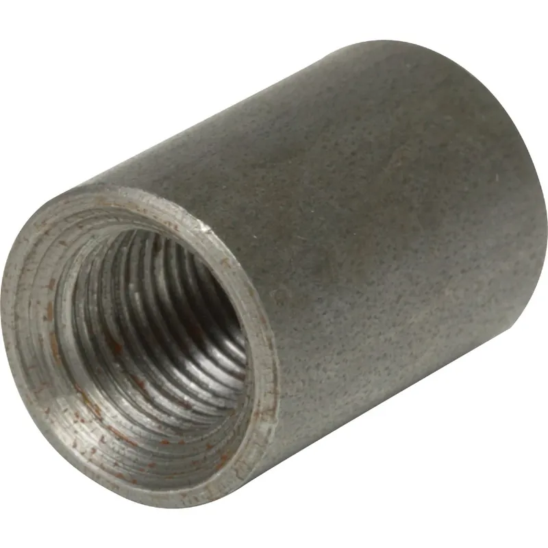 Black Pipe Coupling, Wrot Steel, 1-1/4 In.