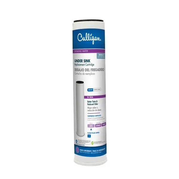 D-20a Undersink Drinking Water Filter Cartridge - Granular Activated Carbon