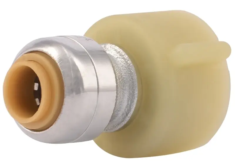 1/4 X 7/8 In. Ballcock Threads Push-Fit Toilet Connector