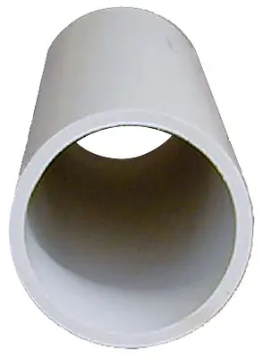 Schedule 40 DWV PVC Pipe, Plain End, 4 In. X 10 Ft.