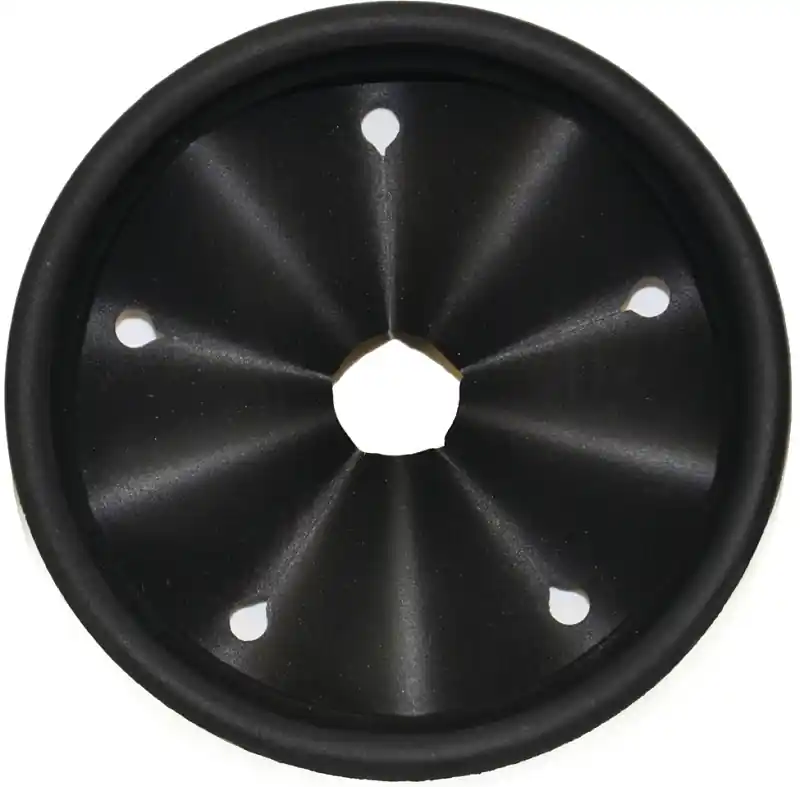 Universal Garbage Disposal Splash Guard Black Rubber 3-3/8 In. Model 9d00010428