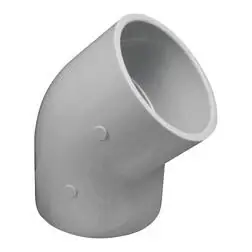 4 Inch Slip X Slip Schedule 40 45 Degree Pvc Elbow Fitting