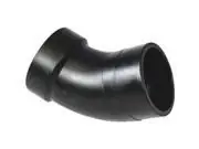 3 In. Hub X Spigot 45 Degree Street Abs Elbow (1/8 Bend)