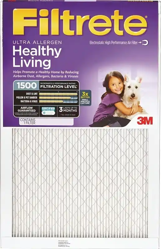 Filtrete 10 In. W X 20 In. H X 1 In. 1500 MPR Pleated Allergen Air Filter 1 Pk