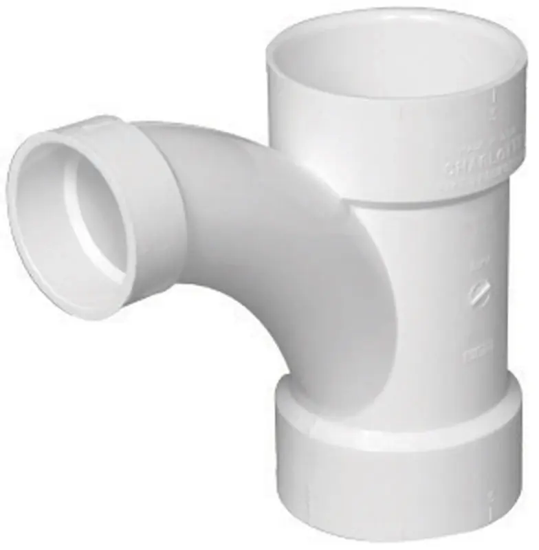 Charlotte Pipe 3 In. Hub X 3 In. D Hub PVC Wye 1 Pk