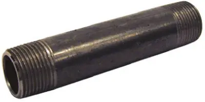 3/4 In. X 8 In. Schedule 40 Steel Black Iron Nipple For Gas And Air Applications