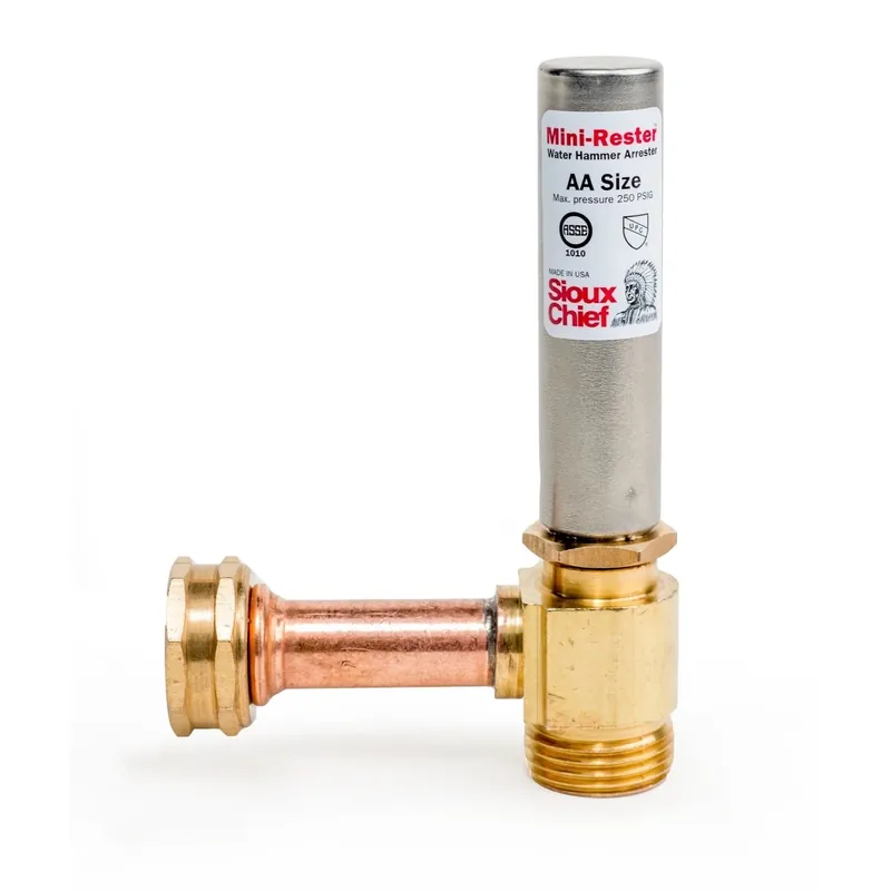 Sioux Chief MiniRester 3/4 In. FHT In. X 3/4 In. D MHT In. Copper Water Hammer Arrester 1 Pk