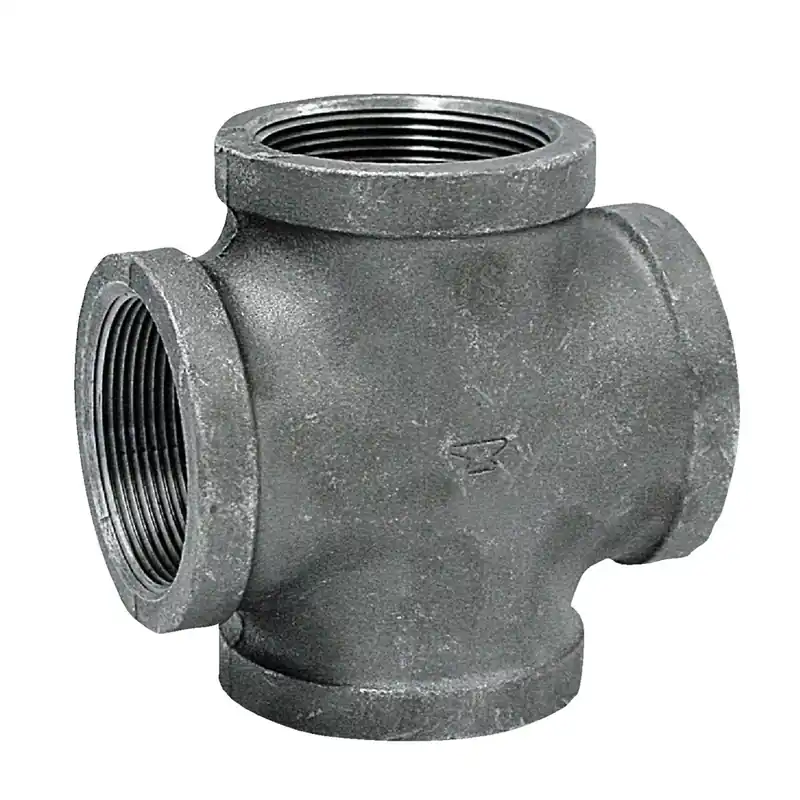 Galvanized Pipe Cross, 1/2 In.