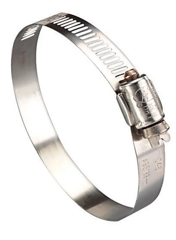 Ideal Tridon Hy Gear 1-1/2 In To 3-1/2 In. SAE 48 Silver Hose Clamp Stainless Steel Band