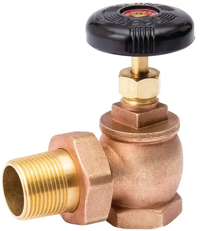 Radiator Steam Valve, Bronze, 1 In.