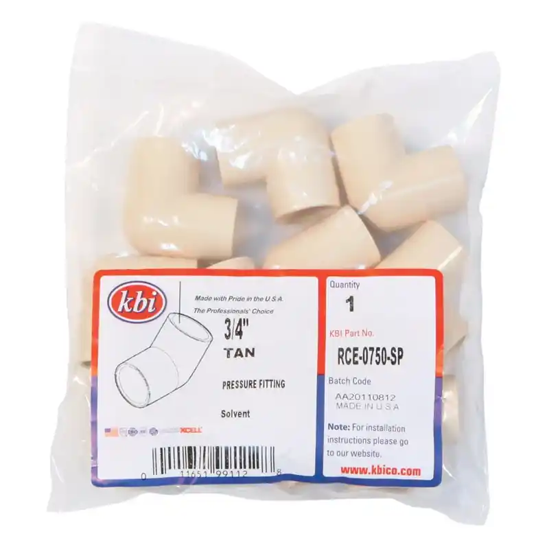 3/4 In. Slip X 3/4 In. Dia. Slip Cpvc Elbow Fitting