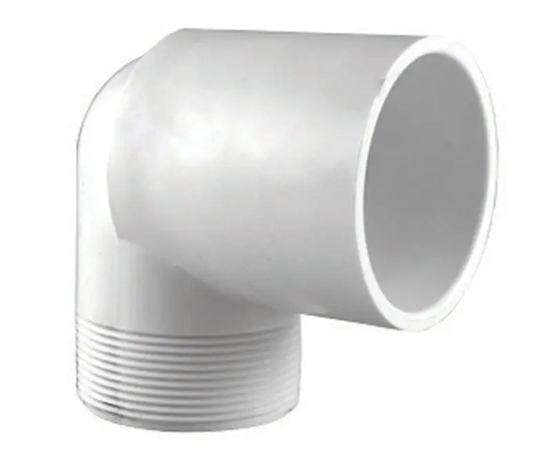 Charlotte Pipe Schedule 40 1-1/4 In. Slip X 1-1/4 In. D MPT PVC 90 Degree Street Elbow 1 Pk