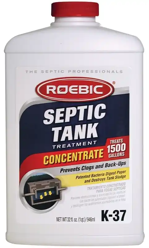 K-37 1 Quart Concentrate Septic Tank Treatment For Tanks Up To 1500 Gallons