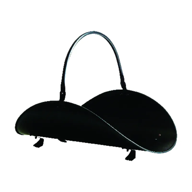 Black Matte Steel Log Rack 21" W X 14.75" D X 15" H Model 15218