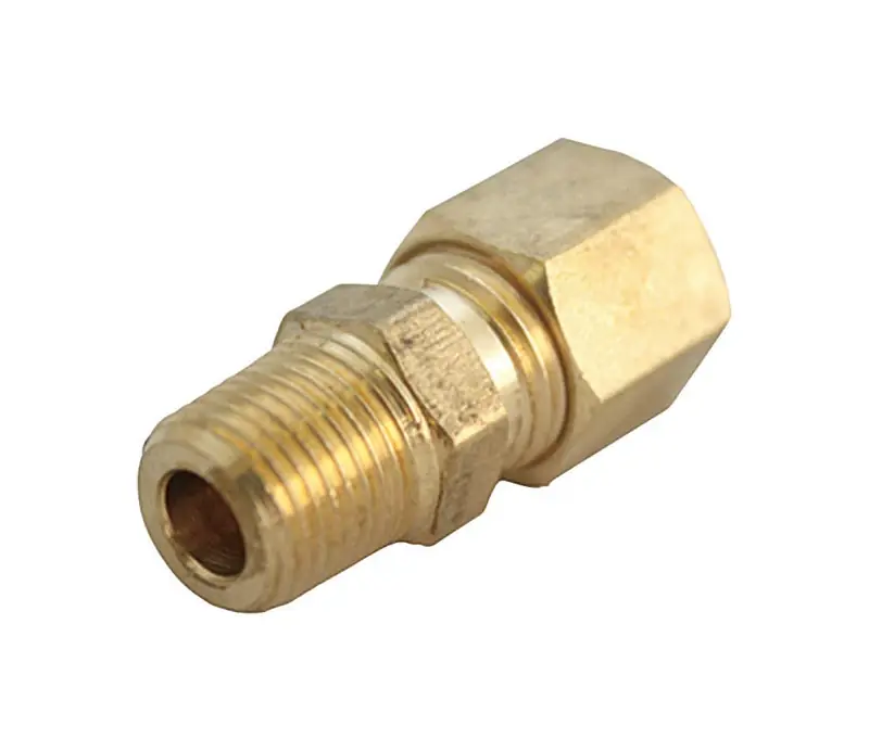 1/8 In. Compression X 1/8 In. D Brass Connector - Lead-free