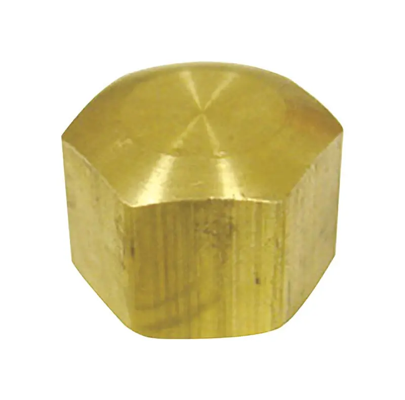5/8 In. Compression Brass Cap - Lead-free, Ansi Certified, Bulk Packaging