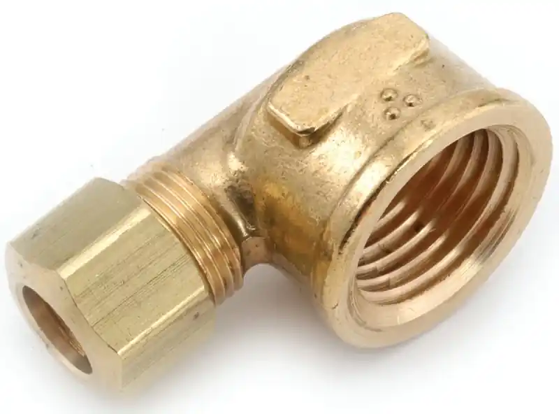 Anderson Metal 750070-0608 Elbow .37 Compressionress X .5 Fpt Lf
