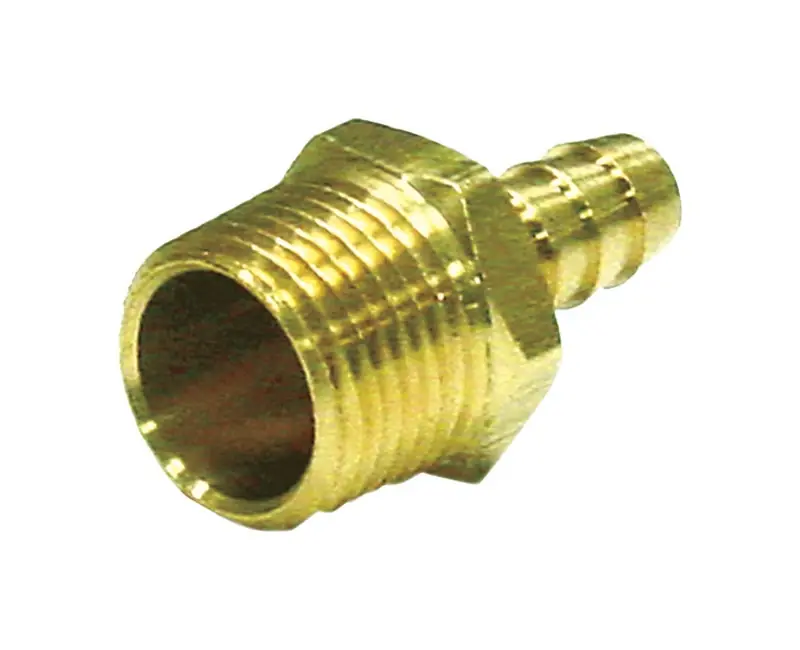 JMF Company Brass 1/8 In. D X 1/4 In. D Adapter 1 Pk