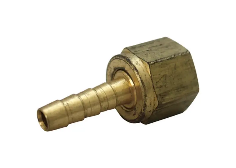 JMF Company Brass 1/4 In. D X 1/4 In. D Adapter 1 Pk