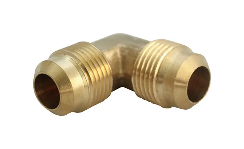 JMF Company 5/16 In. Flare X 5/16 In. D Flare Brass 90 Degree Elbow
