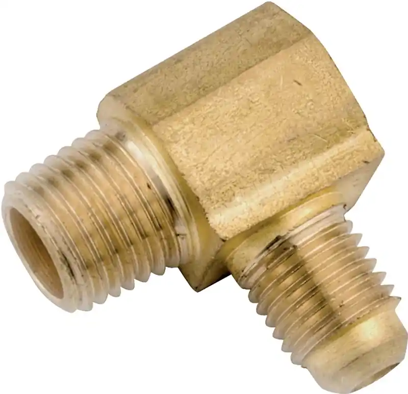 Brass Flare Elbow, Lead Free, 5/8 X 3/4 In. MPT