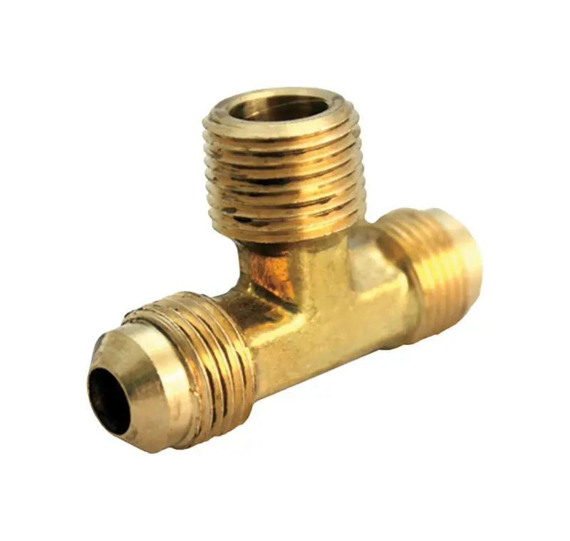 3/8 In. Flare X 3/8 In. D Flare Brass Reducing Tee - Model 4506432
