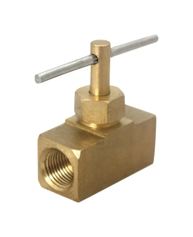 1/4 In. Lead-free Brass Needle Valve For Plumbing Applications