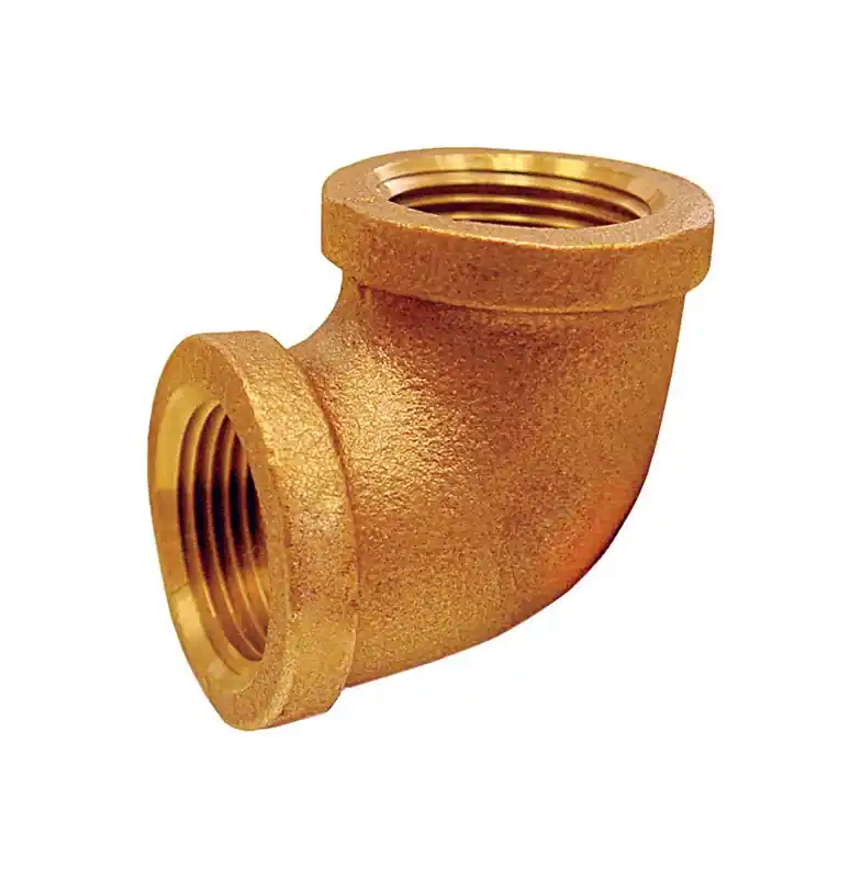 3/8 In. Fpt X 3/8 In. Fpt Red Brass 90 Degree Elbow
