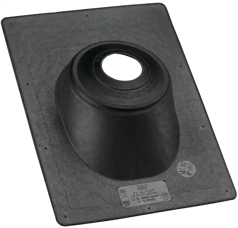 Thermoplastic No-Calk Base Roof Flashing, 1-1/2 - 3 In.