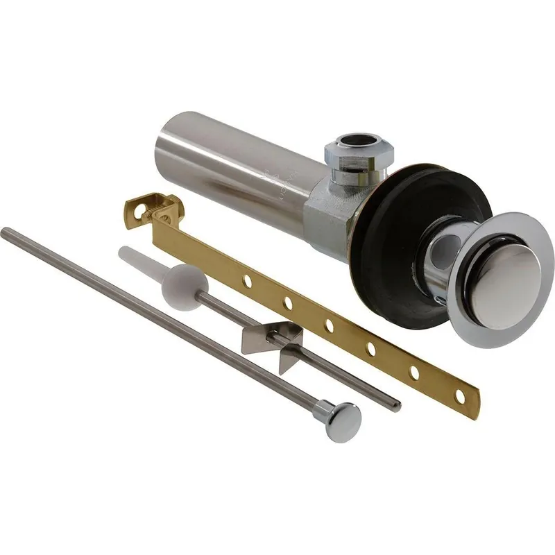 Rp5651 Bathroom Sink Metal Pop-up Assembly In Chrome For Easy Drainage