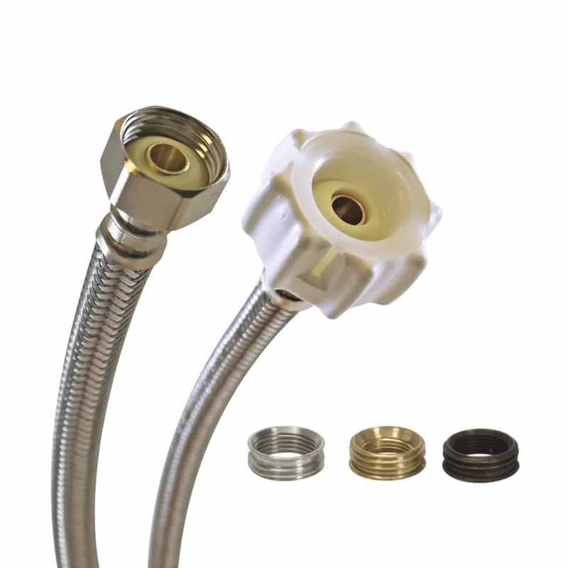 12 In. Stainless Steel Toilet Supply Line With Click Seal Technology