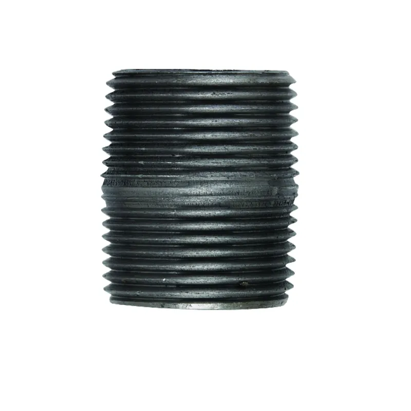 Black Pipe Nipple, 1 In. X Close