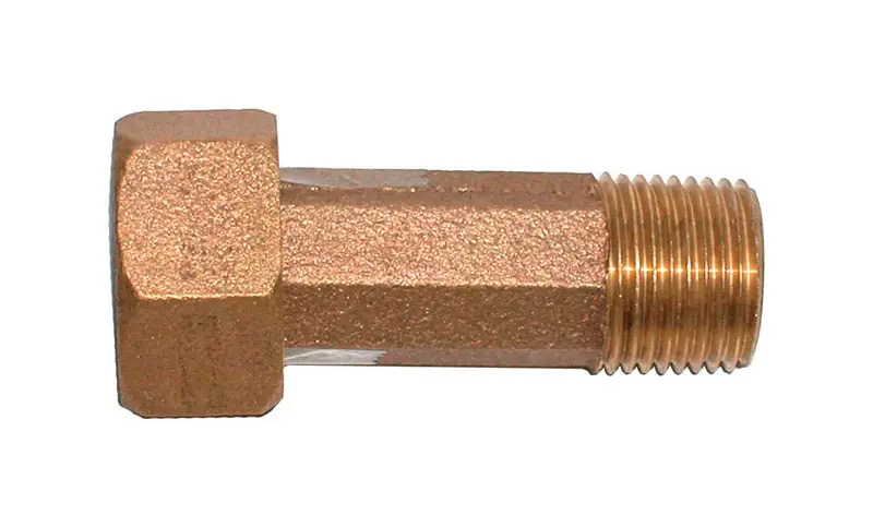 1/2 In. Mnpt X 1/2 In. D Awwa Bronze Meter Coupling