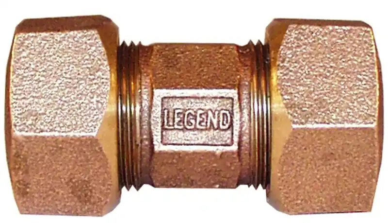 3/4 In. Compression X 3/4 In. D Compression Bronze Union