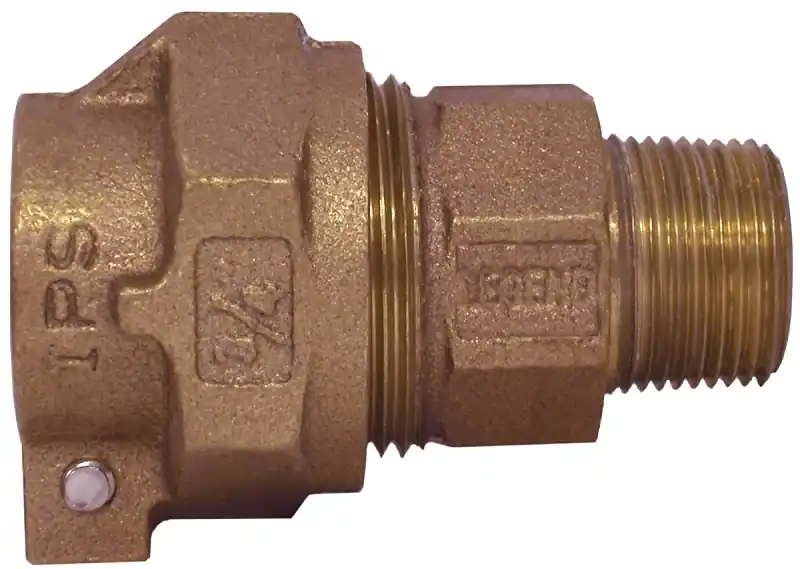 Water Service Coupling, Lead Free, IPS PAK X MIP, 3/4 In.