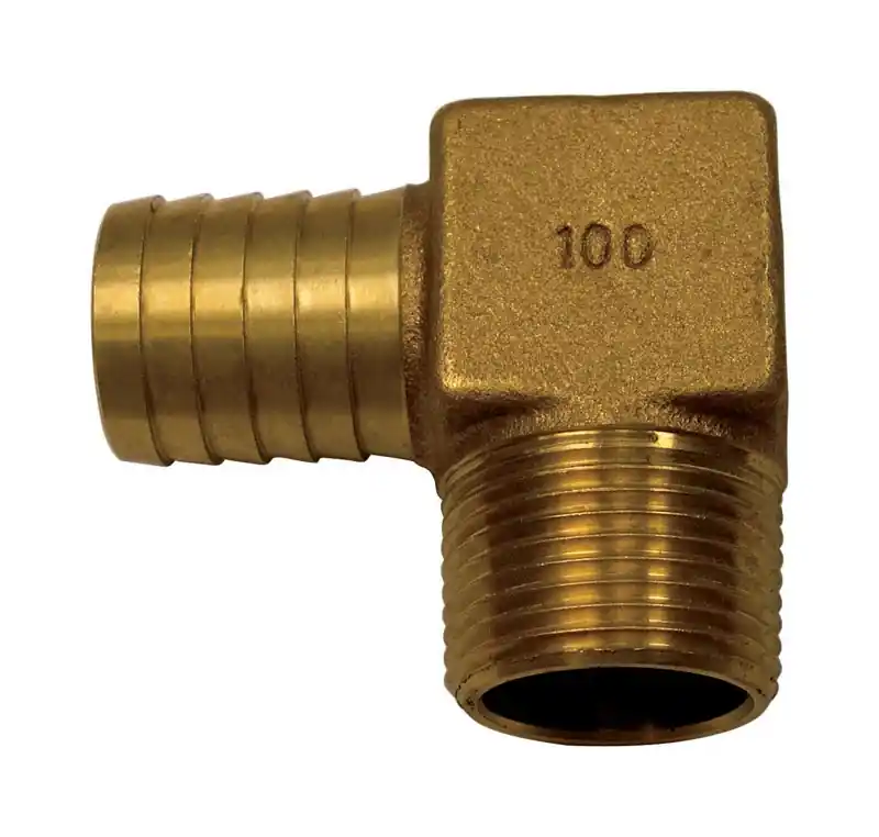 Brass Brown 1 In. Hydrant Elbow Rhe-4tlf For Well Systems