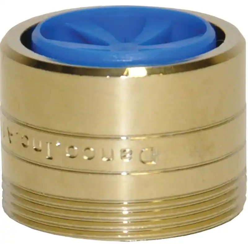 Danco Dual Thread 15/16 In.- 27M X 55/64 In.-27F Polished Brass Faucet Aerator