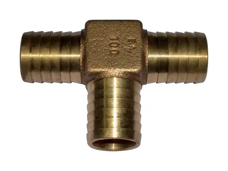 Brass 1 In. Low Lead Insert Tee - Model Rtb4tlf