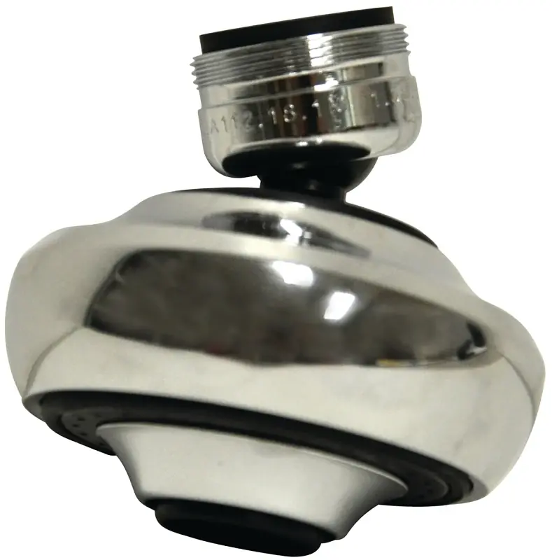 Danco Dual Thread 15/16 In.- 27M X 55/64 In.-27F Chrome Swivel Sprayrator