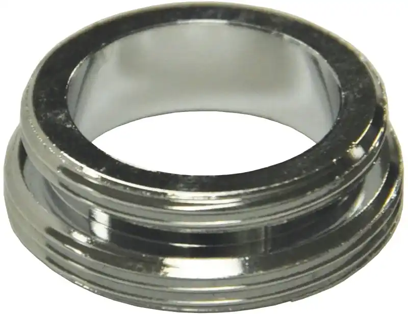 Danco Male Thread 15/16 In.-27M X 55/64 In.-27M Chrome Aerator Adapter