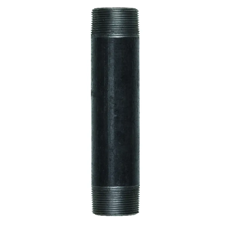 3/8 In. Mpt Black Steel Nipple, 3-1/2 In. Length, Schedule 40