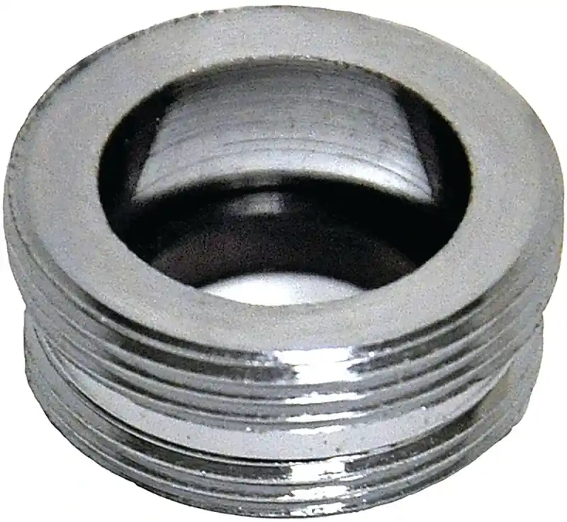 Danco Male Thread 55/64 In.-27M X 13/16 In.-27M Chrome Plated Aerator Adapter
