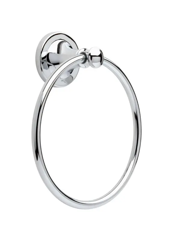 Silverton Collection Towel Ring, Polished Chrome