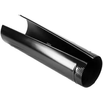 Chimney 73825 8 In. Snap-Lock Black Steel Stovepipe